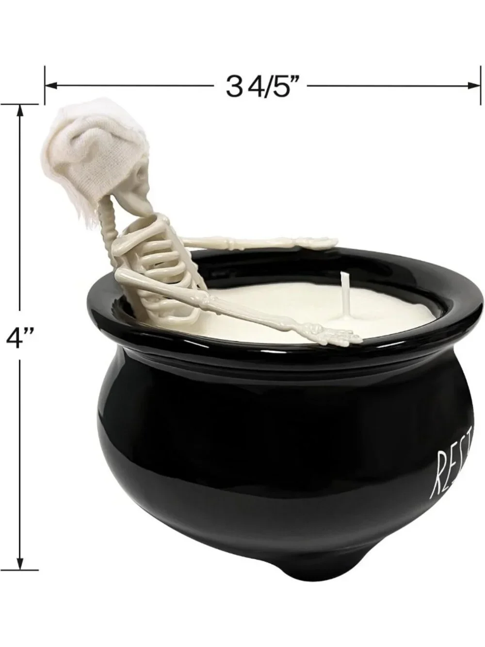 Cute Skeleton Candles - Halloween Indoor Decor for Spooky Home Vibes